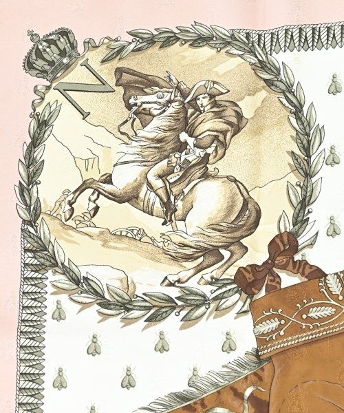 Hermes Bandana Scarf White — view 3