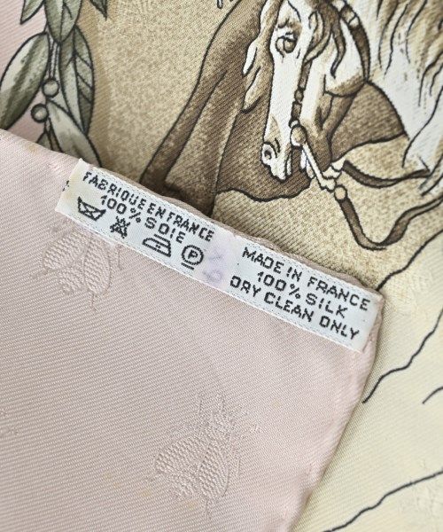 Hermes Bandana Scarf White — view 9