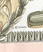 Hermes Bandana Scarf White — view 6