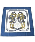 Hermes Bandana Scarf White