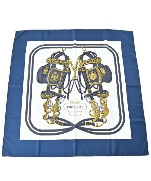 Hermes Bandana Scarf White