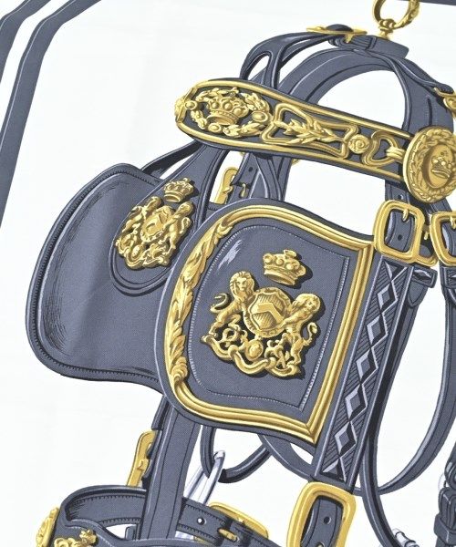 Hermes Bandana Scarf White — view 3