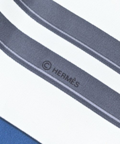 Hermes Bandana Scarf White — view 5