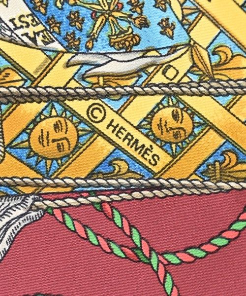 Hermes Bandana Scarf Blue — view 6
