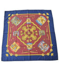 Hermes Bandana Scarf Blue
