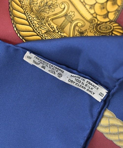 Hermes Bandana Scarf Blue — view 7