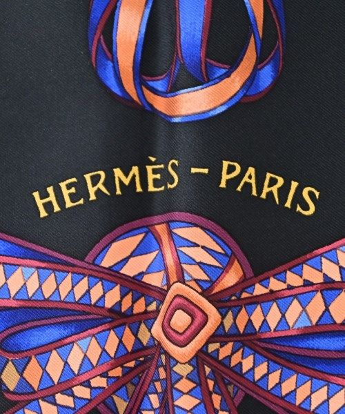 Hermes Bandana Scarf Black — view 4