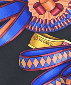 Hermes Bandana Scarf Black — view 5