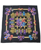 Hermes Bandana Scarf Black