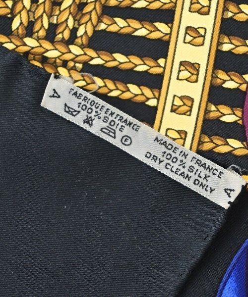 Hermes Bandana Scarf Black — view 6