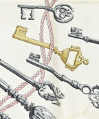 Hermes Bandana Scarf White — view 3