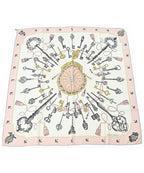 Hermes Bandana Scarf White