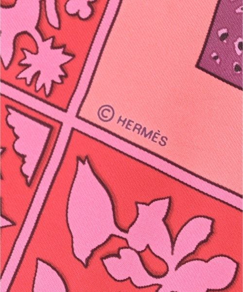 Hermes Bandana Scarf Pink — view 6