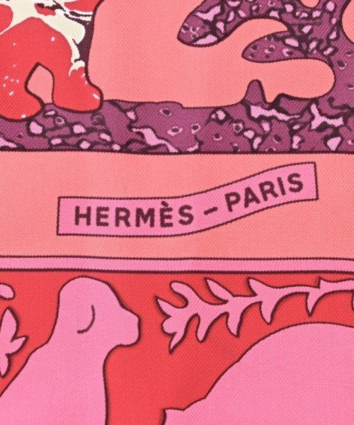 Hermes Bandana Scarf Pink — view 4