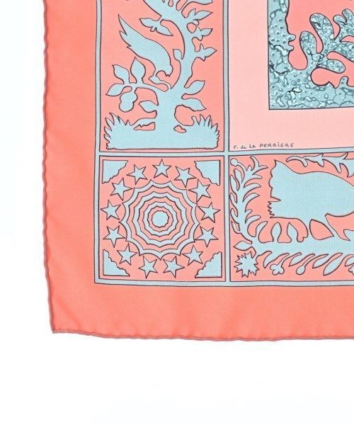 Hermes Bandana Scarf Pink — view 5