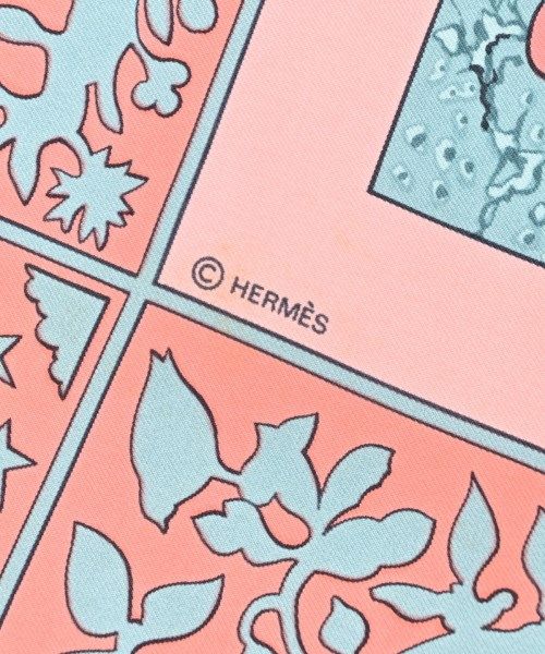 Hermes Bandana Scarf Pink — view 6