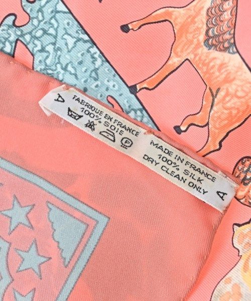 Hermes Bandana Scarf Pink — view 7