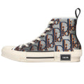 Dior Sequin Oblique Allover Pattern High Cut Sneakers
