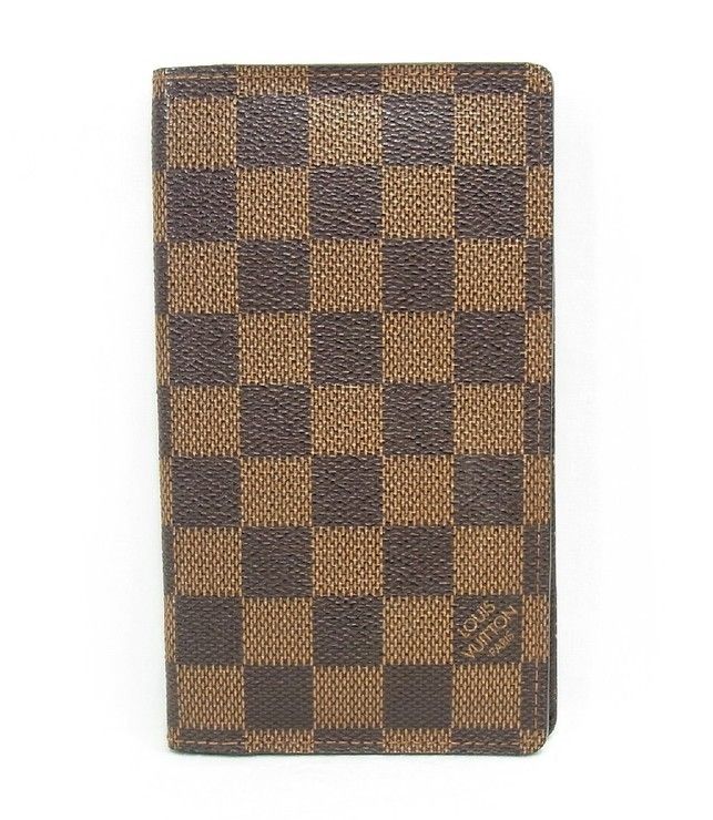 Louis Vuitton Notebook Cover Damier Agenda Posh Ebene Leather