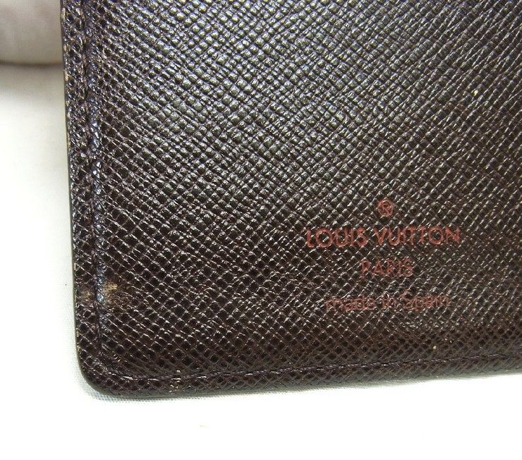 Louis Vuitton Notebook Cover Damier Agenda Posh Ebene Leather — view 6