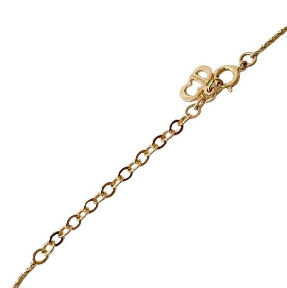 Dior Necklace Gold Metal Rhinestone — view 4