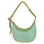 Gucci Sherry Line Green Gold Canvas 001 Hobo Shoulder