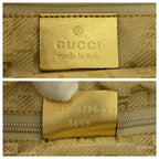 Gucci Sherry Line Green Gold Canvas 001 Hobo Shoulder — view 4