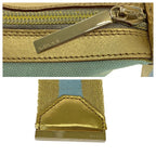 Gucci Sherry Line Green Gold Canvas 001 Hobo Shoulder — view 5