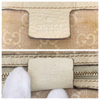 Gucci Bamboo Ivory Gold Leather Shoulder Bag 2-Way — view 5