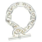 Hermes Chaine D'ancre TGM Silver Bracelet
