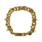 Dior 30 Montaigne CD Logo Gold Plated Bracelet Length 17 cm — view 2