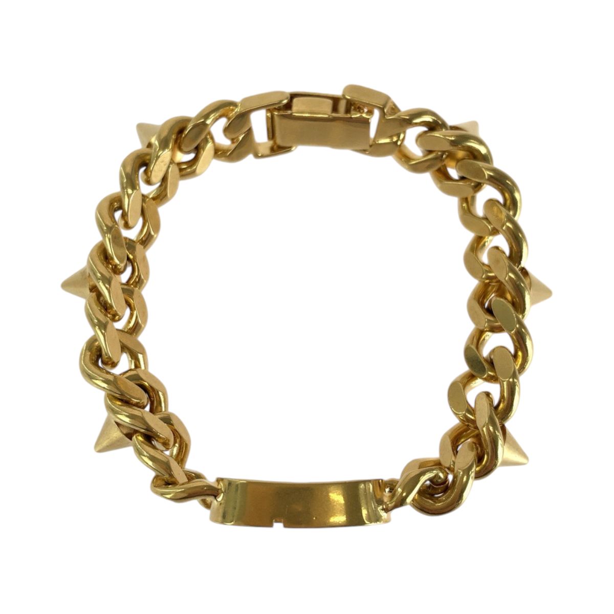 Dior 30 Montaigne CD Logo Gold Plated Bracelet Length 17 cm — view 2