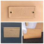 Gucci Beige Gold Leather Shoulder Bag Pochette — view 4