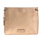 Gucci Beige Gold Leather Shoulder Bag Pochette
