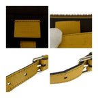 Gucci Diamante Yellow Silver Leather Business Briefcase — view 4