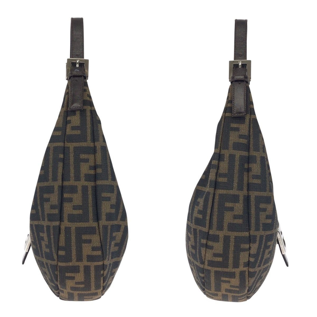 Fendi Vintage Zucca Mamma Bucket Moon Canvas Shoulder — view 7