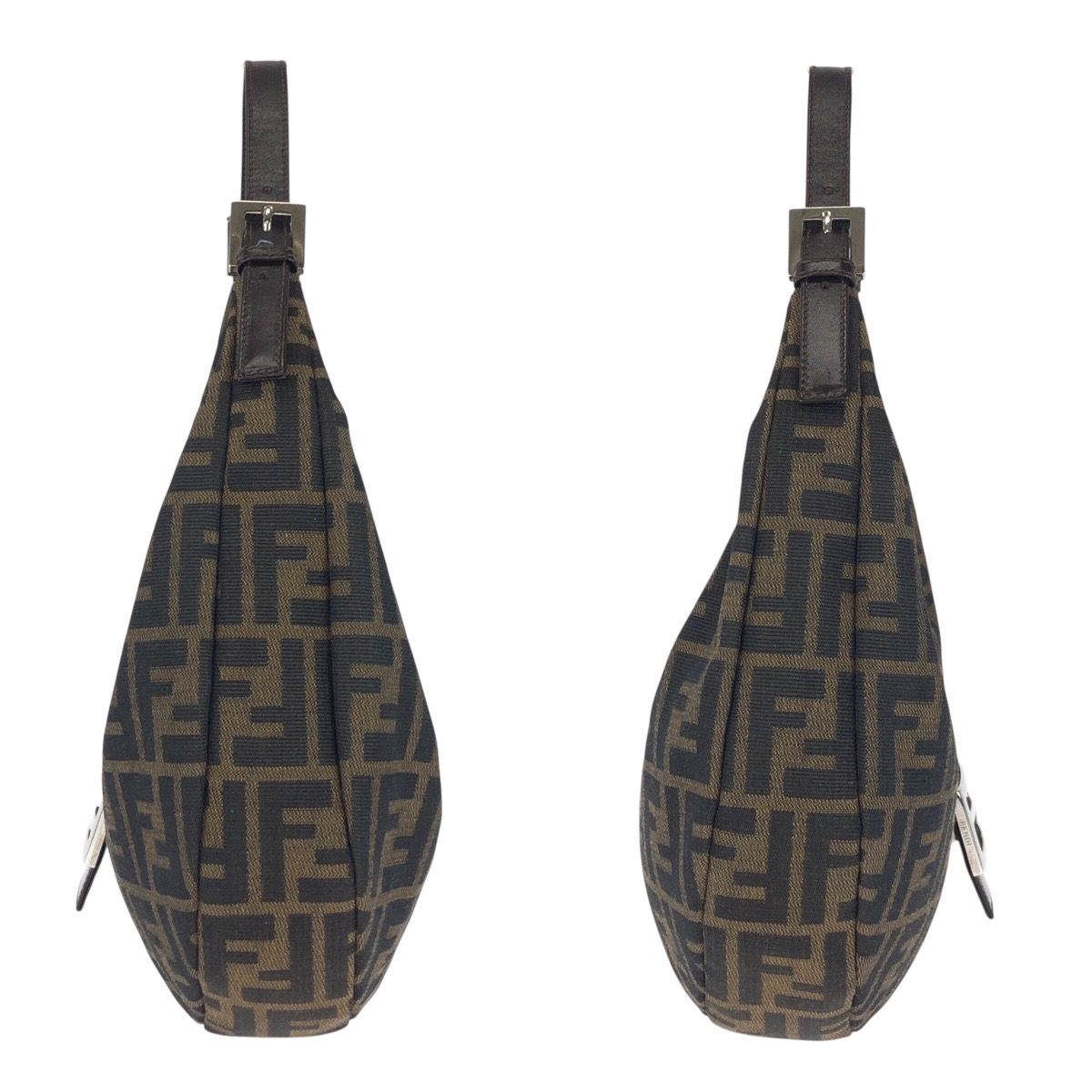 Fendi Vintage Zucca Mamma Bucket Moon Canvas Shoulder — view 7