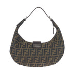 Fendi Vintage Zucca Mamma Bucket Moon Canvas Shoulder — view 2