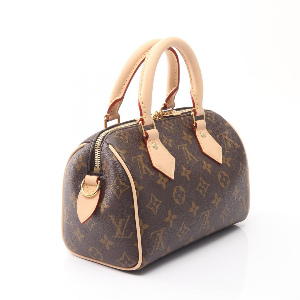 Louis Vuitton Handbag Speedy Bandouliere 20 Monogram Fuchsia Canvas Leather — view 2