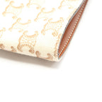 Celine Tote Museum Triomphe Cream Brown Canvas Leather — view 6
