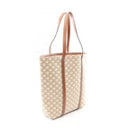 Celine Tote Museum Triomphe Cream Brown Canvas Leather — view 2