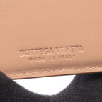 Bottega Veneta Bifold Wallet Intrecciato Beige Leather — view 4