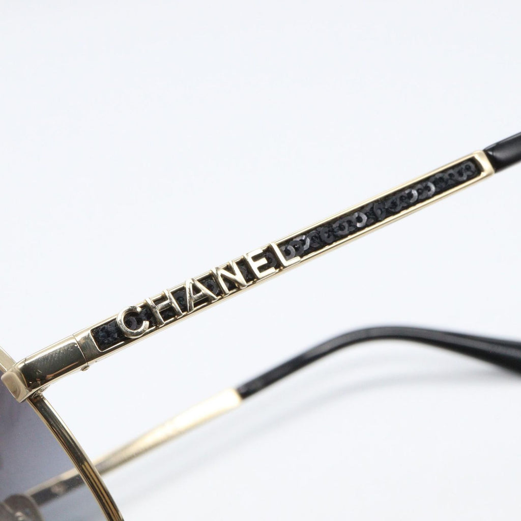 Chanel Sunglasses 395 S6 Gold Eyewear — view 5