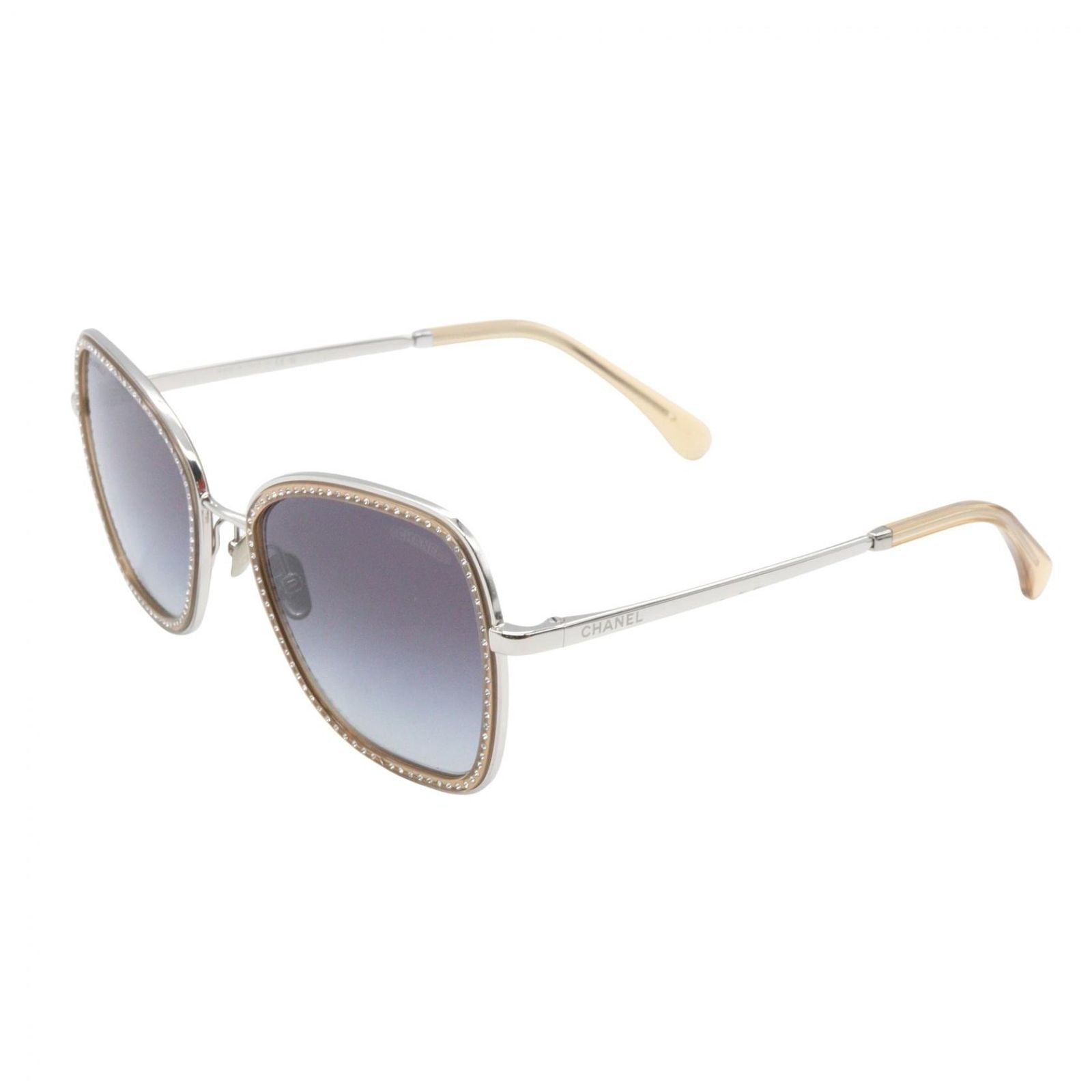 Chanel Sunglasses 475 S6 Silver Brown Eyewear — view 2