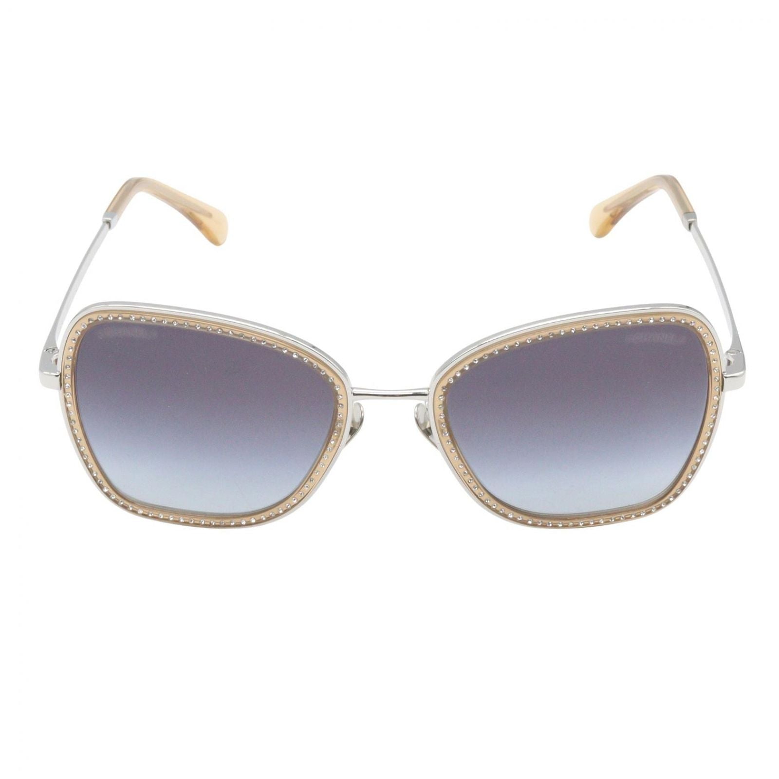 Chanel Sunglasses 475 S6 Silver Brown Eyewear