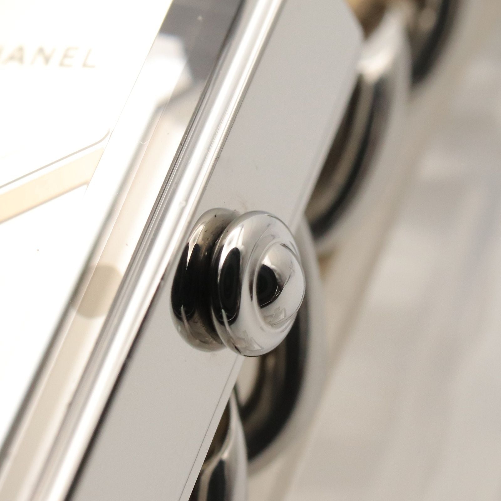 Chanel Watch Premier Lock Stainless Steel Leather — view 7