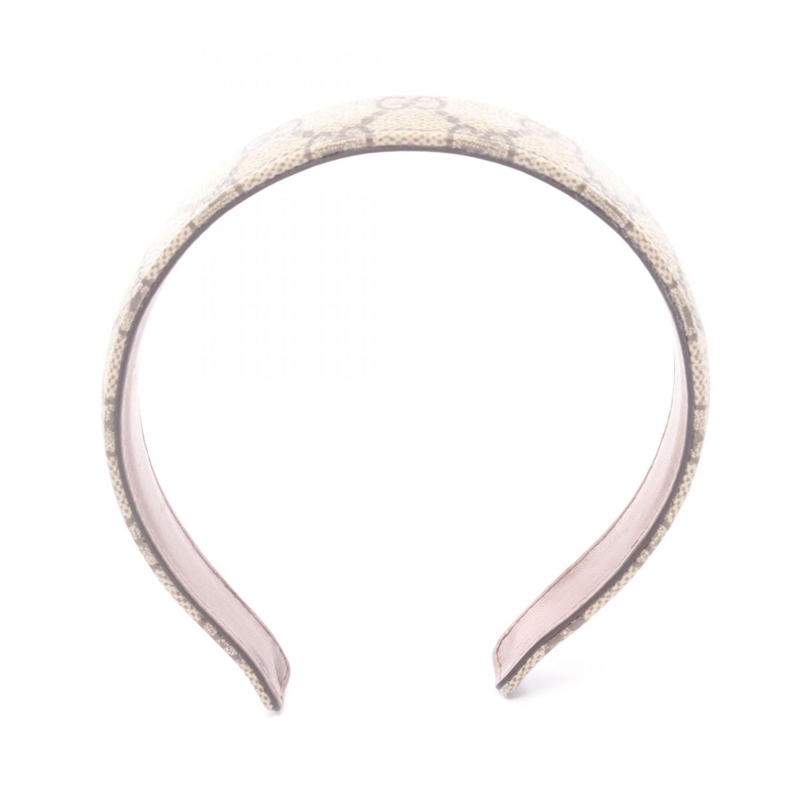 Gucci Headband GG Fabric Beige Leather — view 2