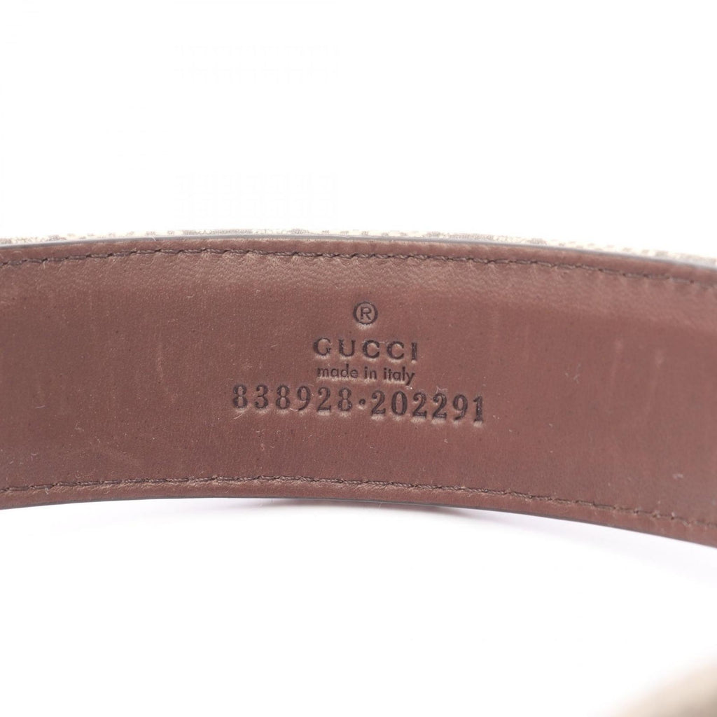 Gucci Headband GG Fabric Beige Leather — view 3