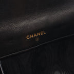 Chanel Hook Wallet CC Logo Black Caviar Leather Trifold — view 5