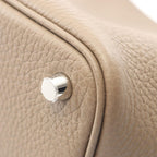 Hermes Handbag Picotin Lock PM Etoupe Leather — view 6